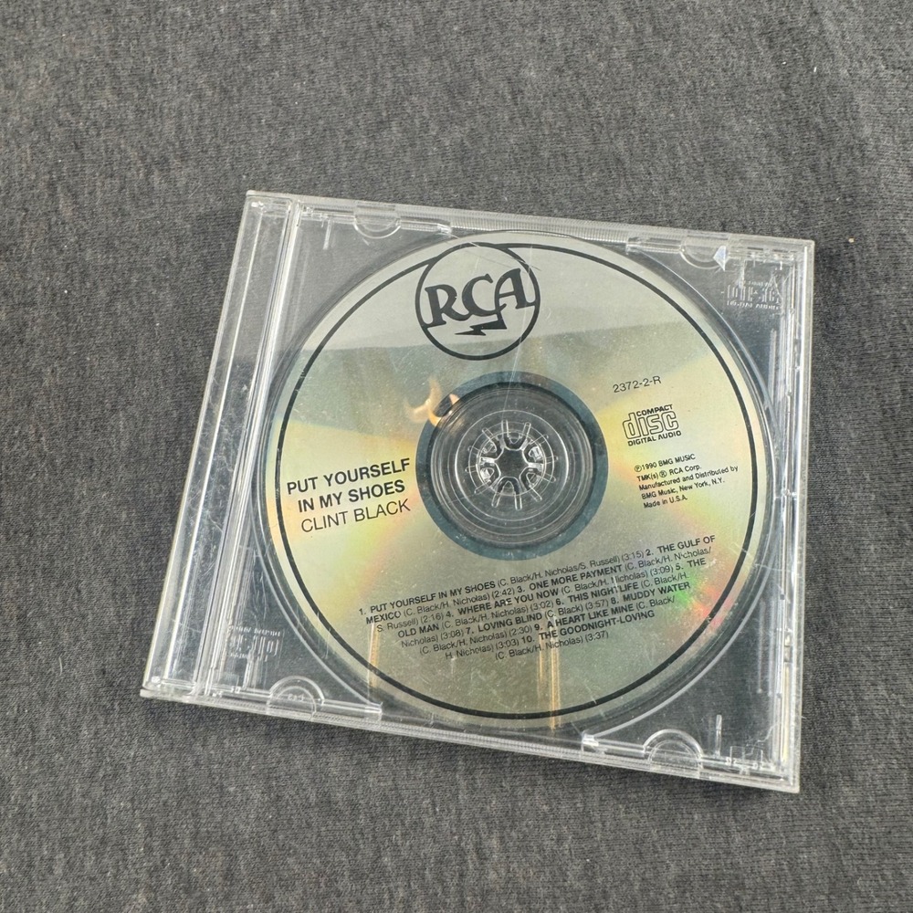 Clint Black Put Yourself in My Shoes CD‎ 1990 RCA Records 2372-2-R Country Music